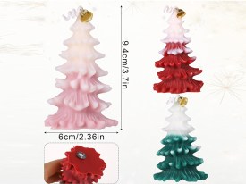 Molde silicona arbolito Navidad abierto 